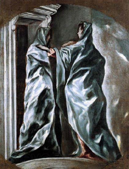 El Greco The Visitation Norge oil painting art